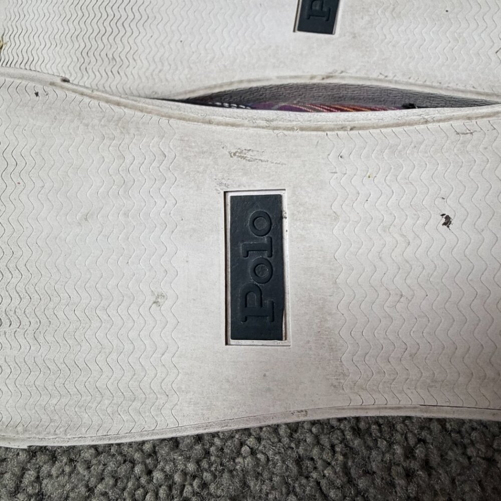 Polo Ralph Lauren Keaton Patchwork Sneakers Men's Size 13 -Skater Inspired -GUC - Picture 11 of 14